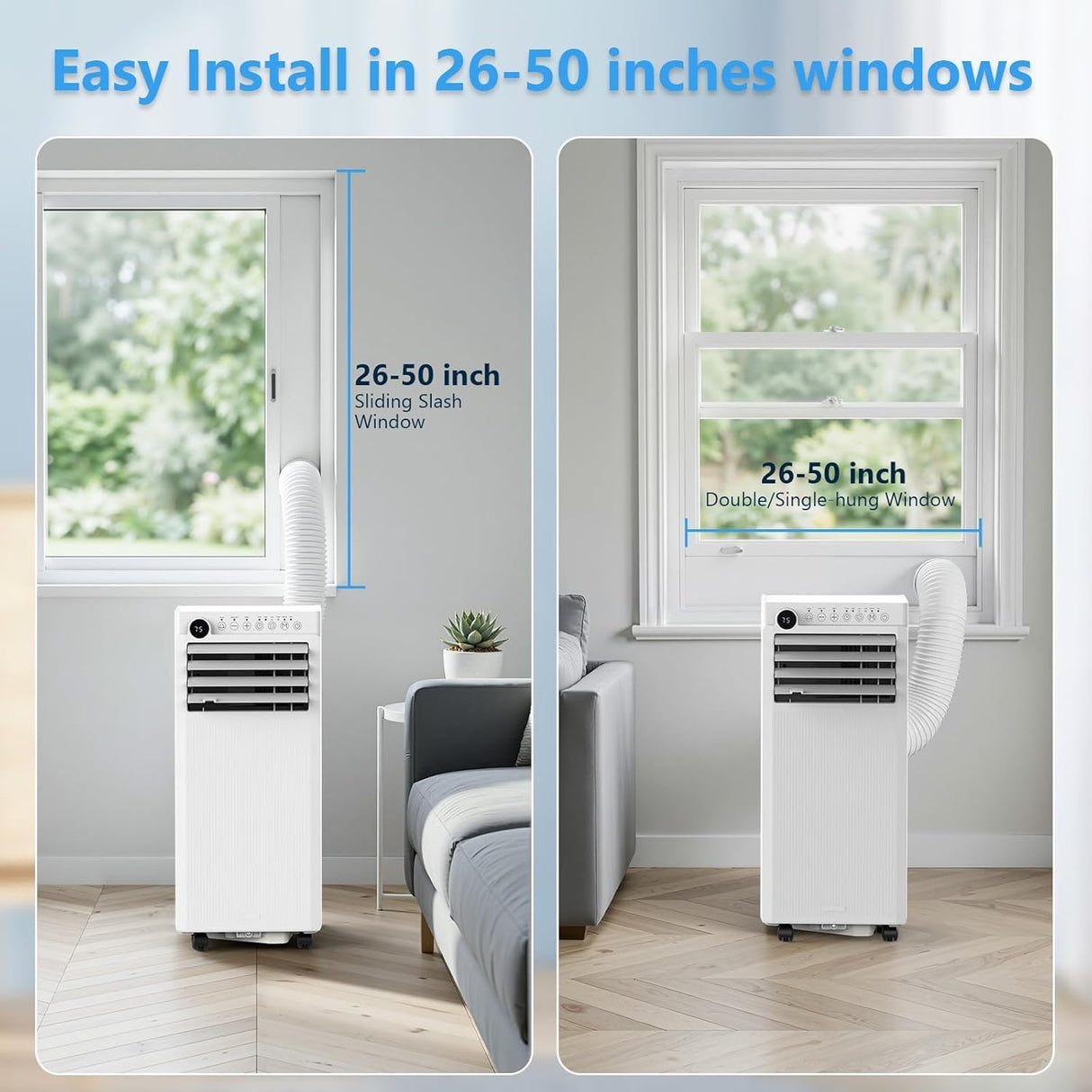 10000BTUs Portable Air Conditioner for Bedroom with Drainage - free Cooling - ANTARCTIC - STARAir Conditioner