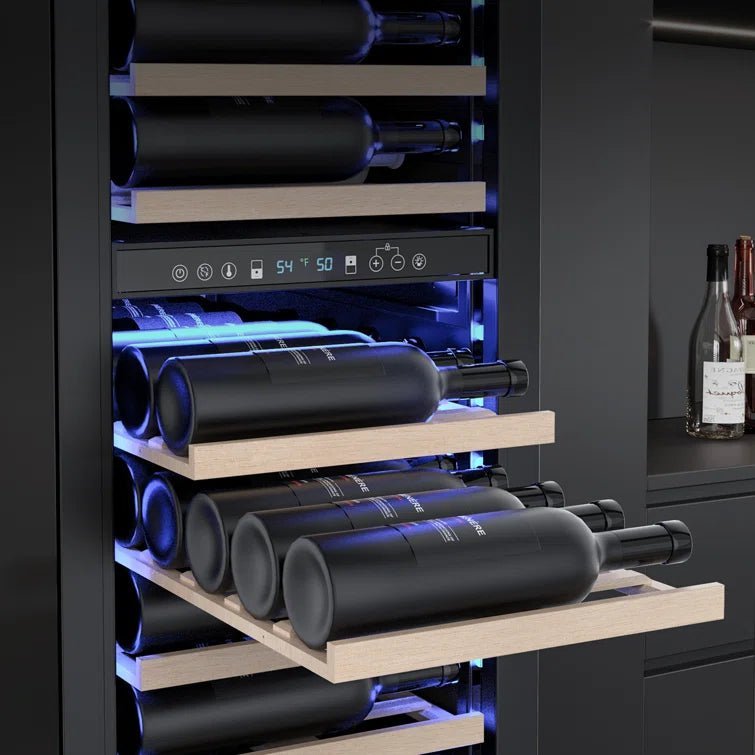 17.72" 111 Bottles Dual Zone Built - in/Freestanding Wine Refrigerator - ANTARCTIC - STAR