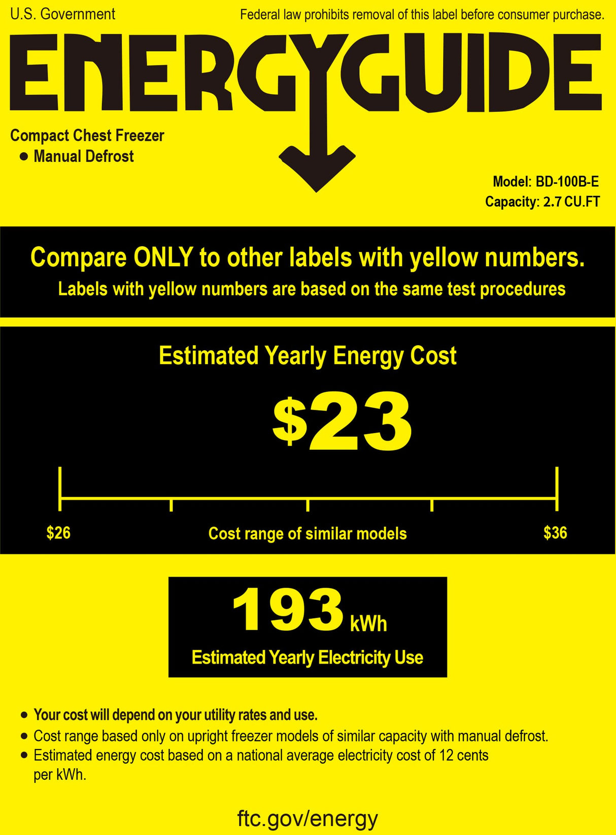 Antarctic Star 2.7 Cu. ft Chest Freezer 6.8℉to -4℉with Removable Basket Free Standing Top open Door Compact Freezer