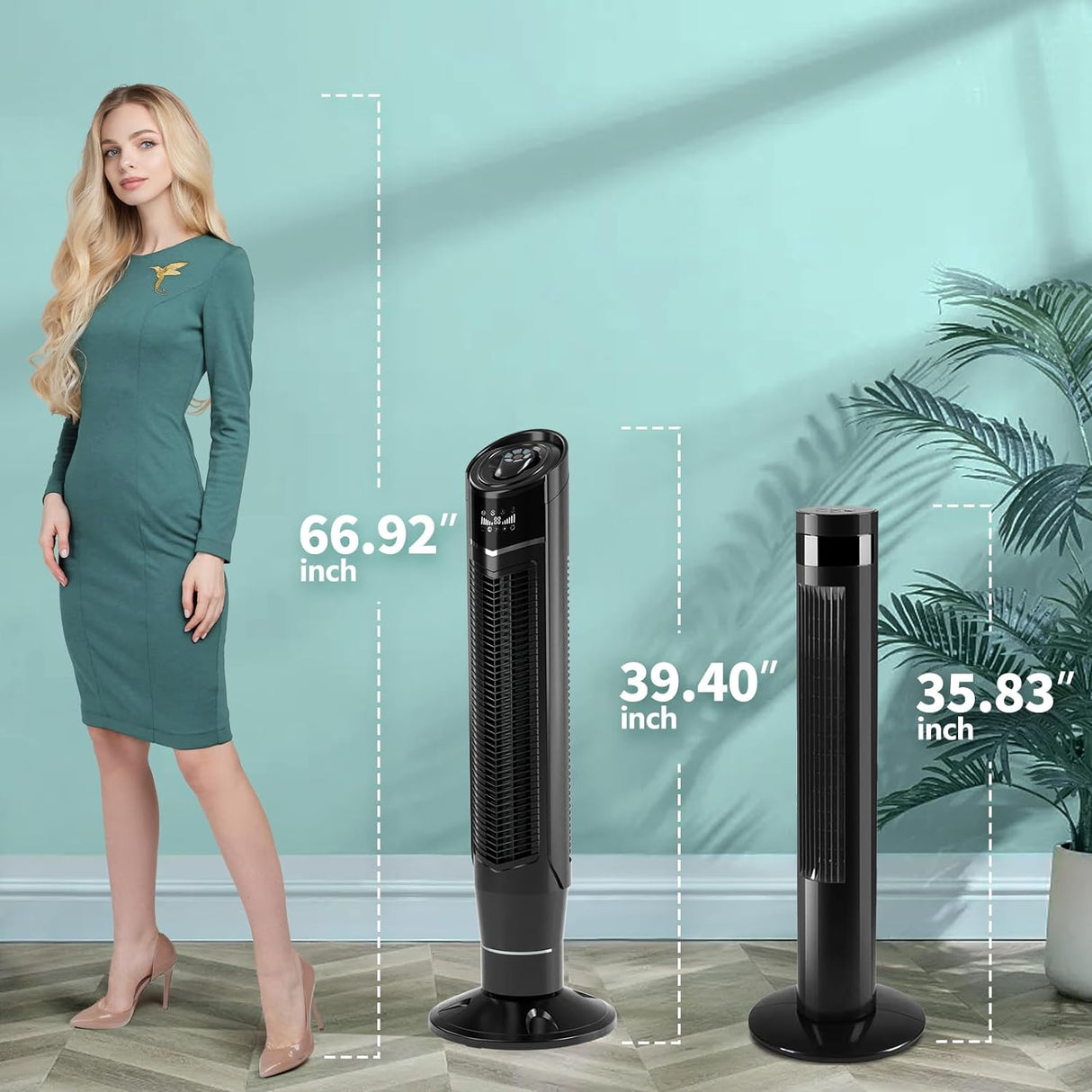 GlideAir 40_Antarctic Star Tower Fan 360°Oscillating-40 Inch