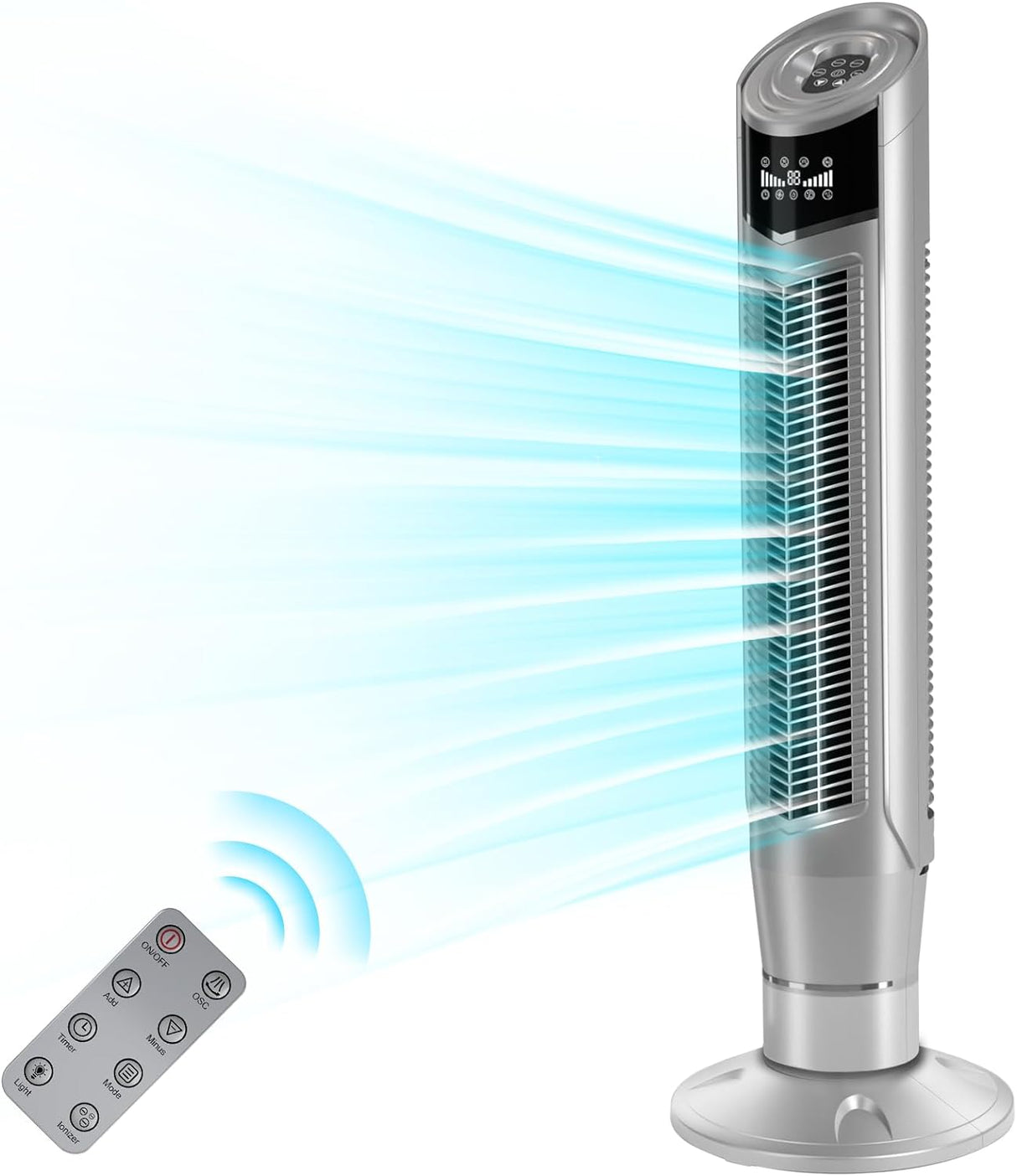 GlideAir 40_Antarctic Star Tower Fan 360°Oscillating-40 Inch