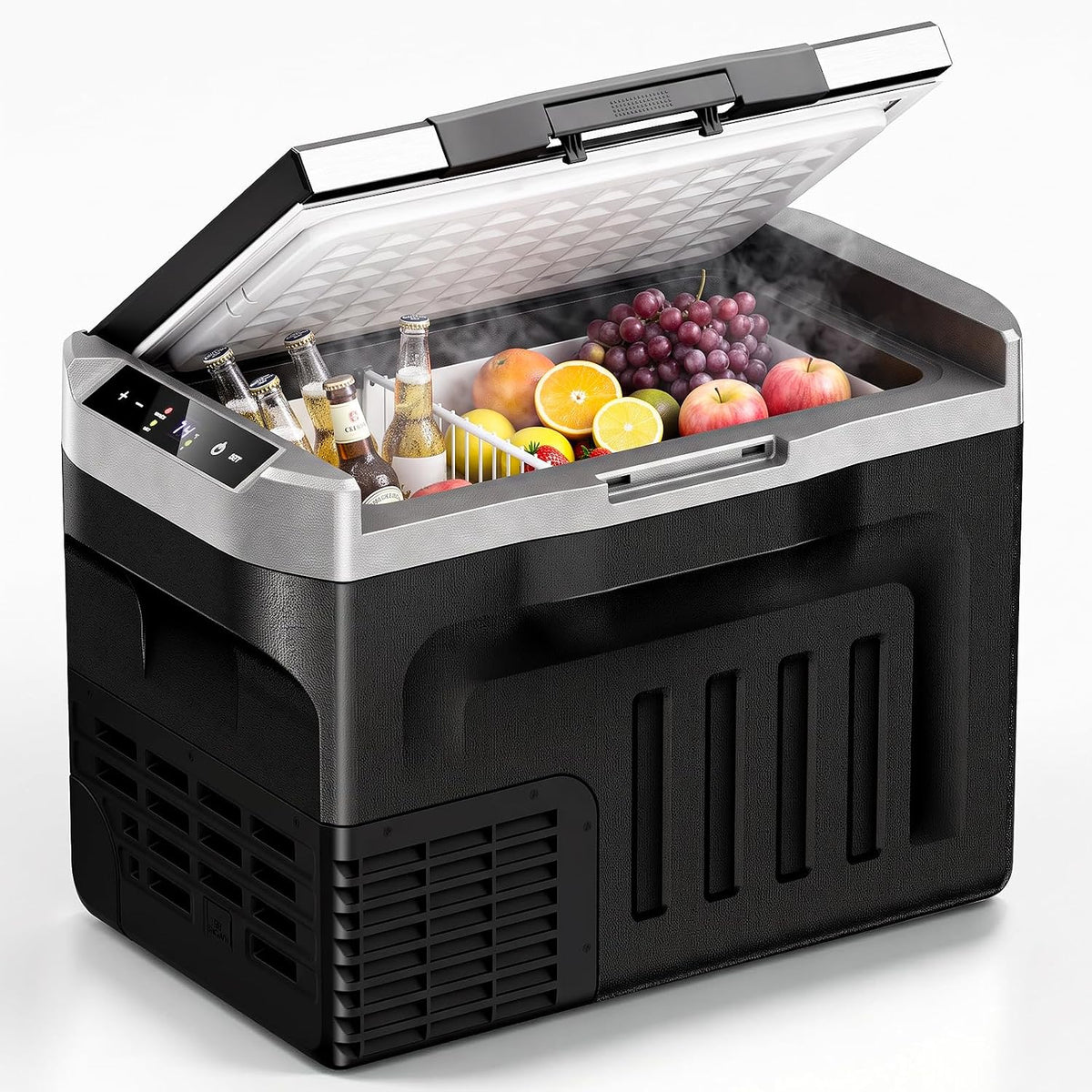 Antarctic Star 32QT Portable Car Refrigerator, 12V Electric Cooler with Stainless Steel Lid & Battery Protection Antarctic Star 32QT Portable Car Refrigerator, 12V Electric Cooler with Stainless Steel Lid & Battery Protection
