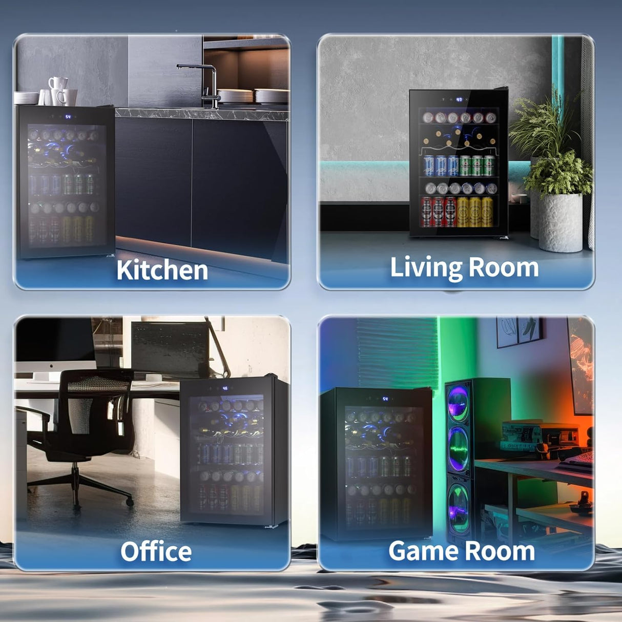 Antarctic Star Mini Beverage Refrigerator 4.4 Cu.Ft