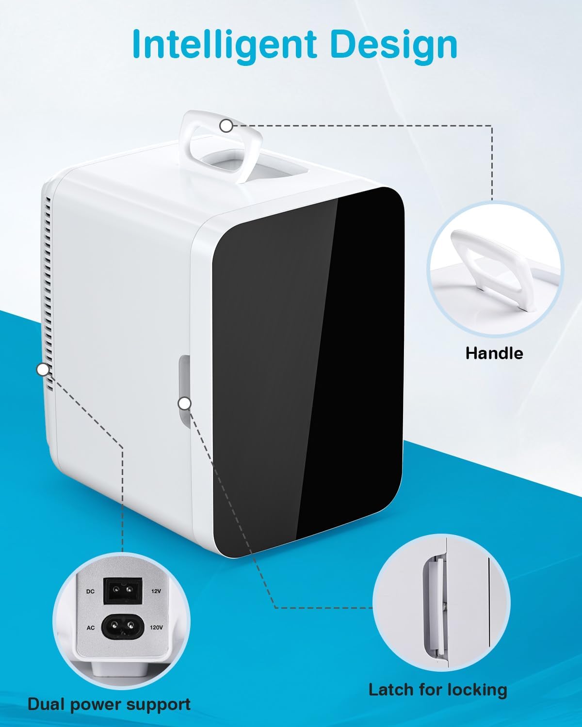 Antarctic Star 10L Compact Mini Fridge F3410 - ANTARCTIC - STARMini Fridge