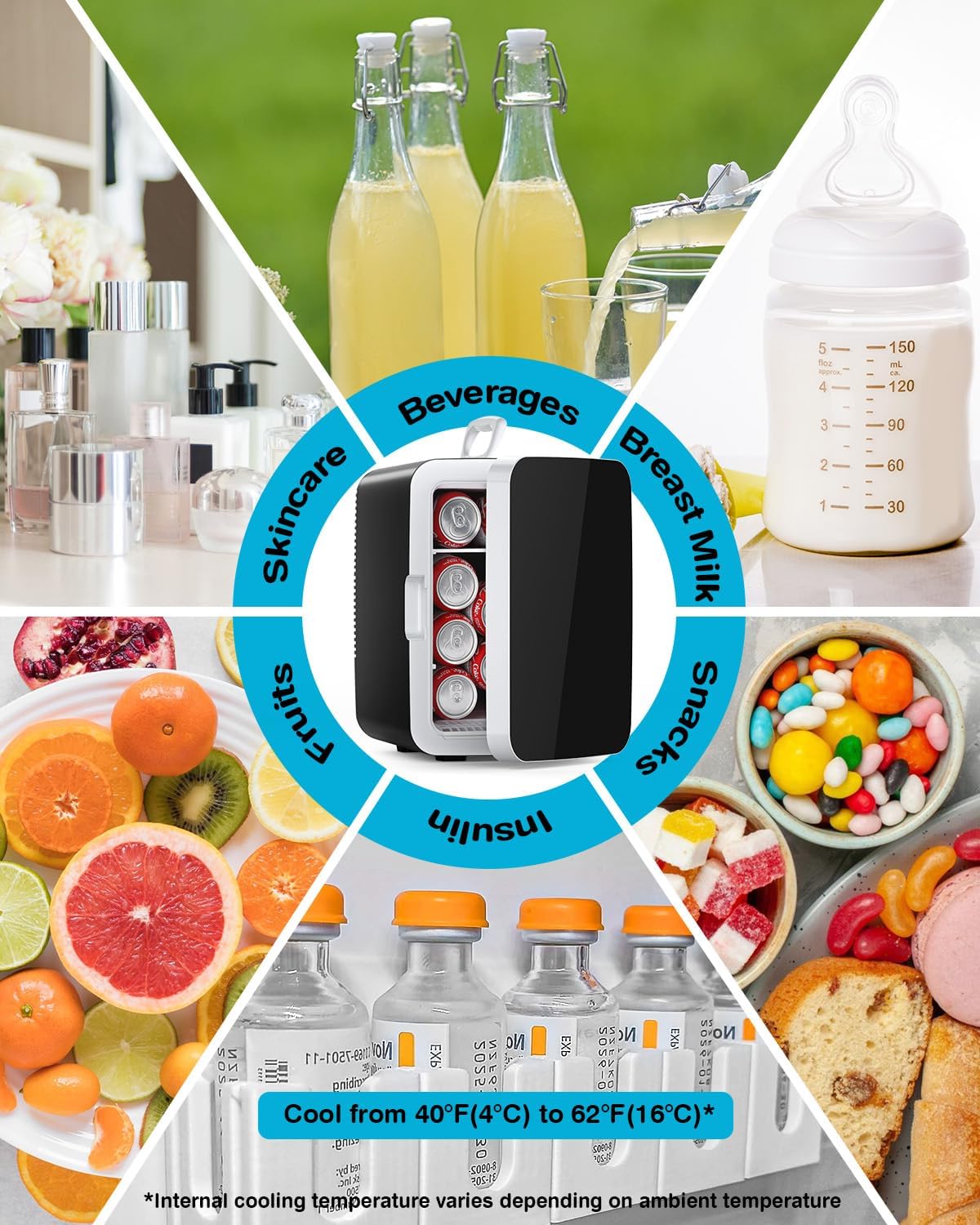 Antarctic Star 10L Compact Mini Fridge F3410 - ANTARCTIC - STARMini Fridge