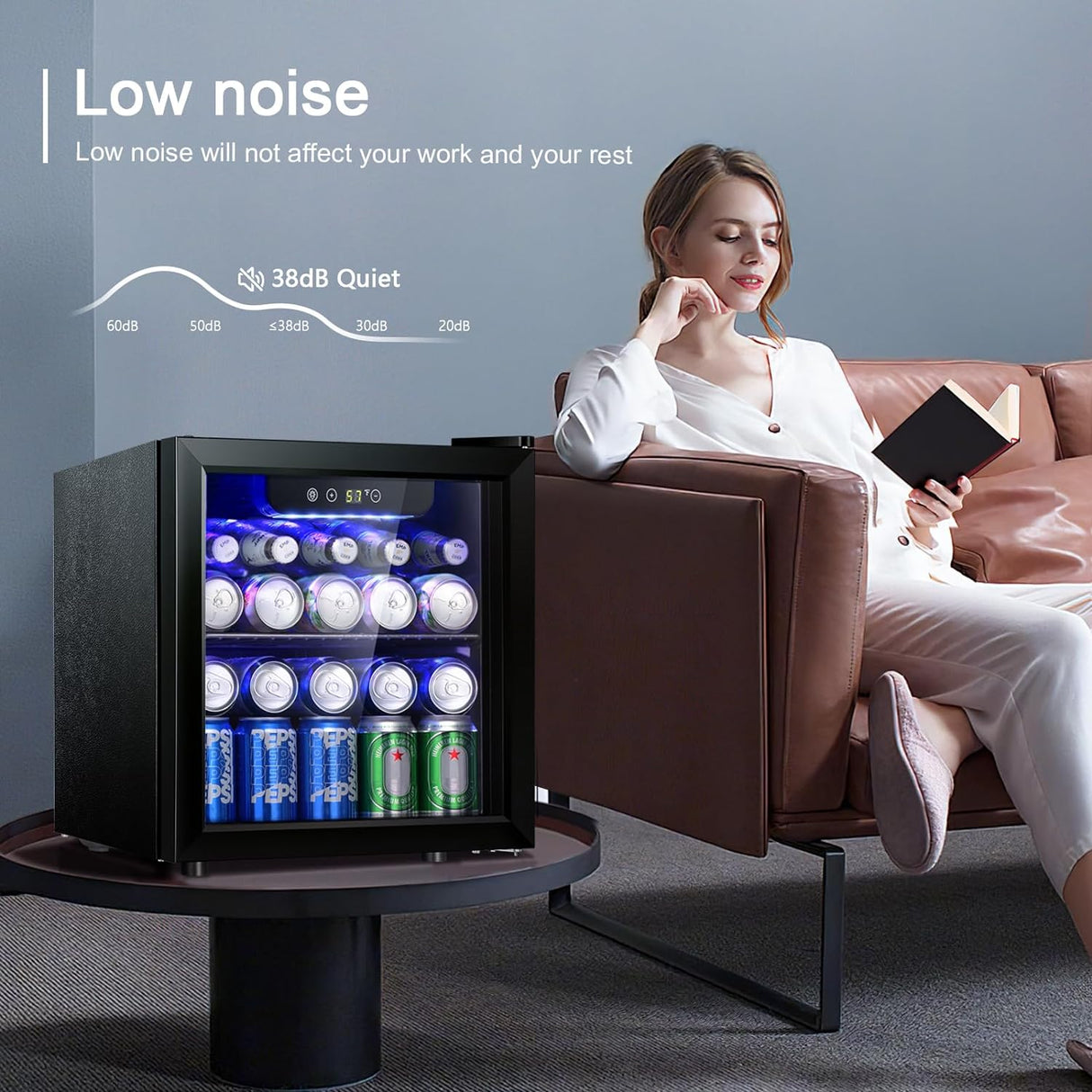 Antarctic Star 12 Bottle/48 Can Beverage Refrigerator Cooler - 1.3 cu.ft - ANTARCTIC - STAR