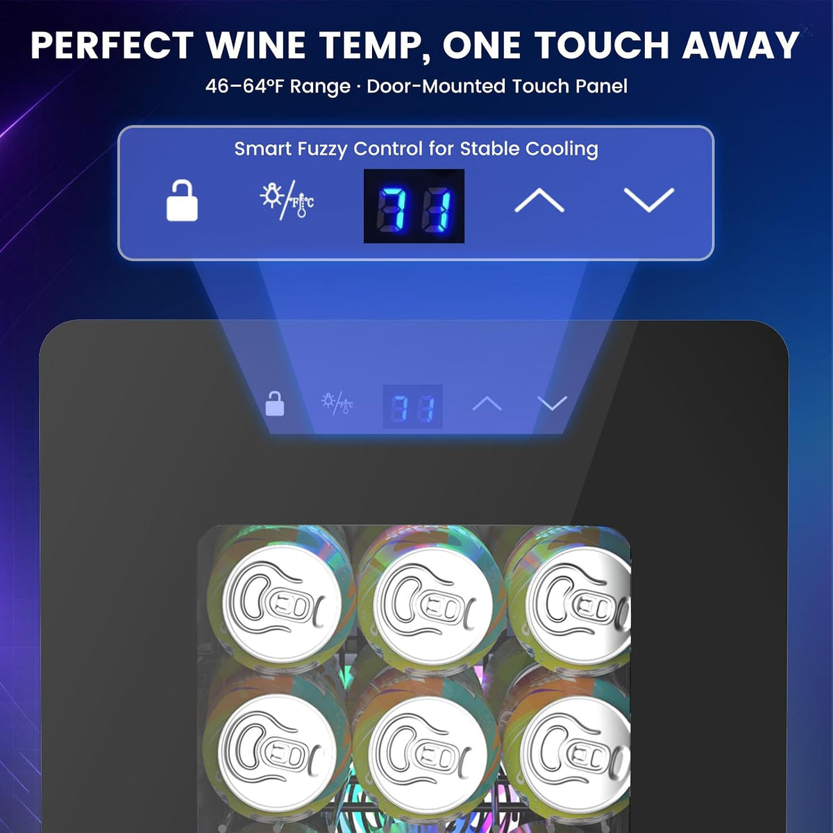 Antarctic Star 18L Gaming Mini Fridge, RGB Beverage Refrigerator - ANTARCTIC-STARBeverage Refrigerators