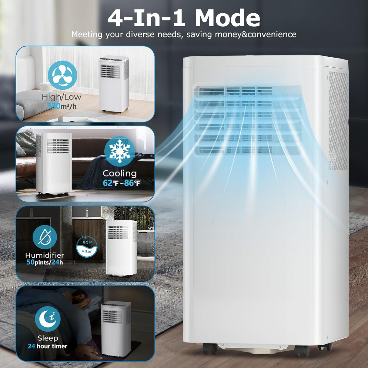 Antarctic Star 3 - in - 1 Portable Air Conditioners A5413 - ANTARCTIC - STARAir Conditioner