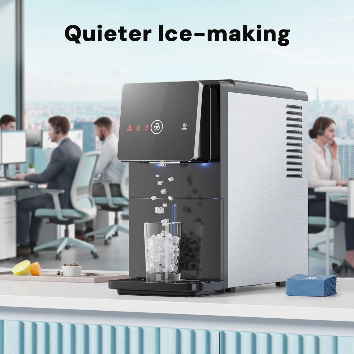 Antarctic Star 33 lb/24H Countertop Nugget Ice Maker,Gen 2 Penguin Image - ANTARCTIC-STARice maker