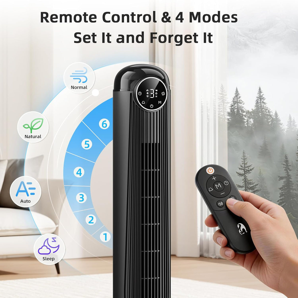 Antarctic Star 36 Inch & 42 Inch Tower Fan 76001ETF0 - ANTARCTIC - STARTower Fan