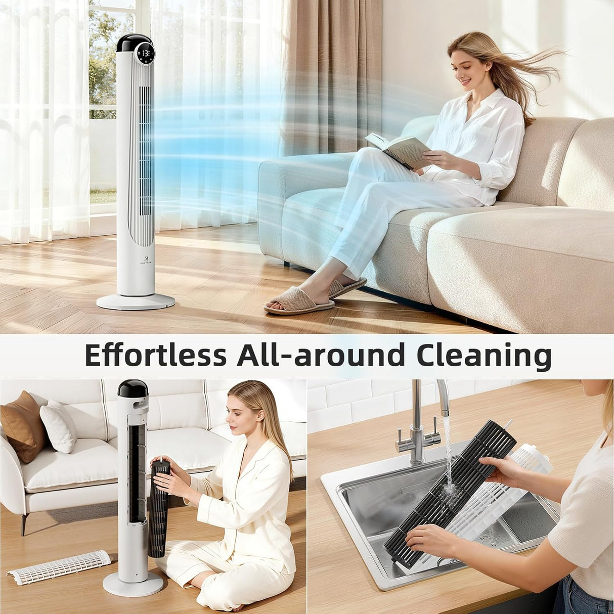 Antarctic Star 36 Inch & 42 Inch Tower Fan 76001ETF0 - ANTARCTIC - STARTower Fan