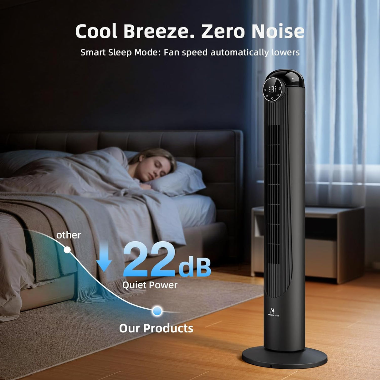 Antarctic Star 36 Inch & 42 Inch Tower Fan 76001ETF0 - ANTARCTIC - STARTower Fan