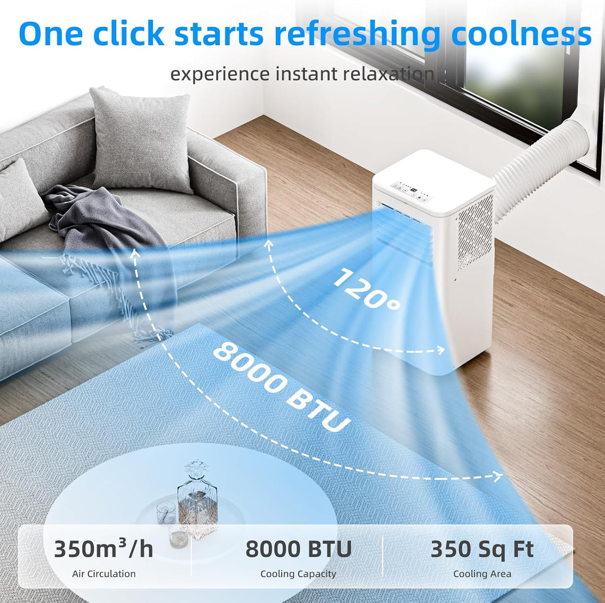 Antarctic Star 4 - in - 1 Portable Air Conditioner A5405 - ANTARCTIC - STARAir Conditioner