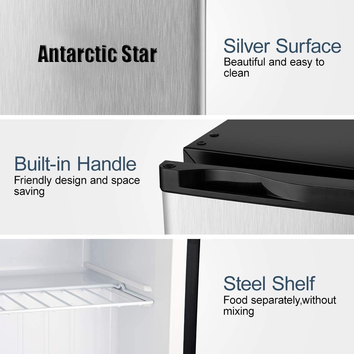 Antarctic Star Compact Chest Upright Freezer - 1.1 cu. - ANTARCTIC - STAR