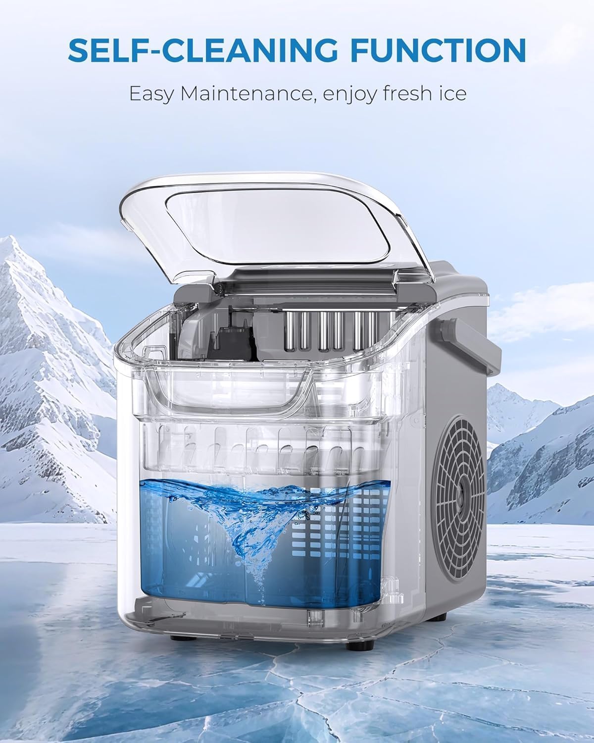 Antarctic Star Ice Makers Countertop with Handle - ANTARCTIC - STARice maker