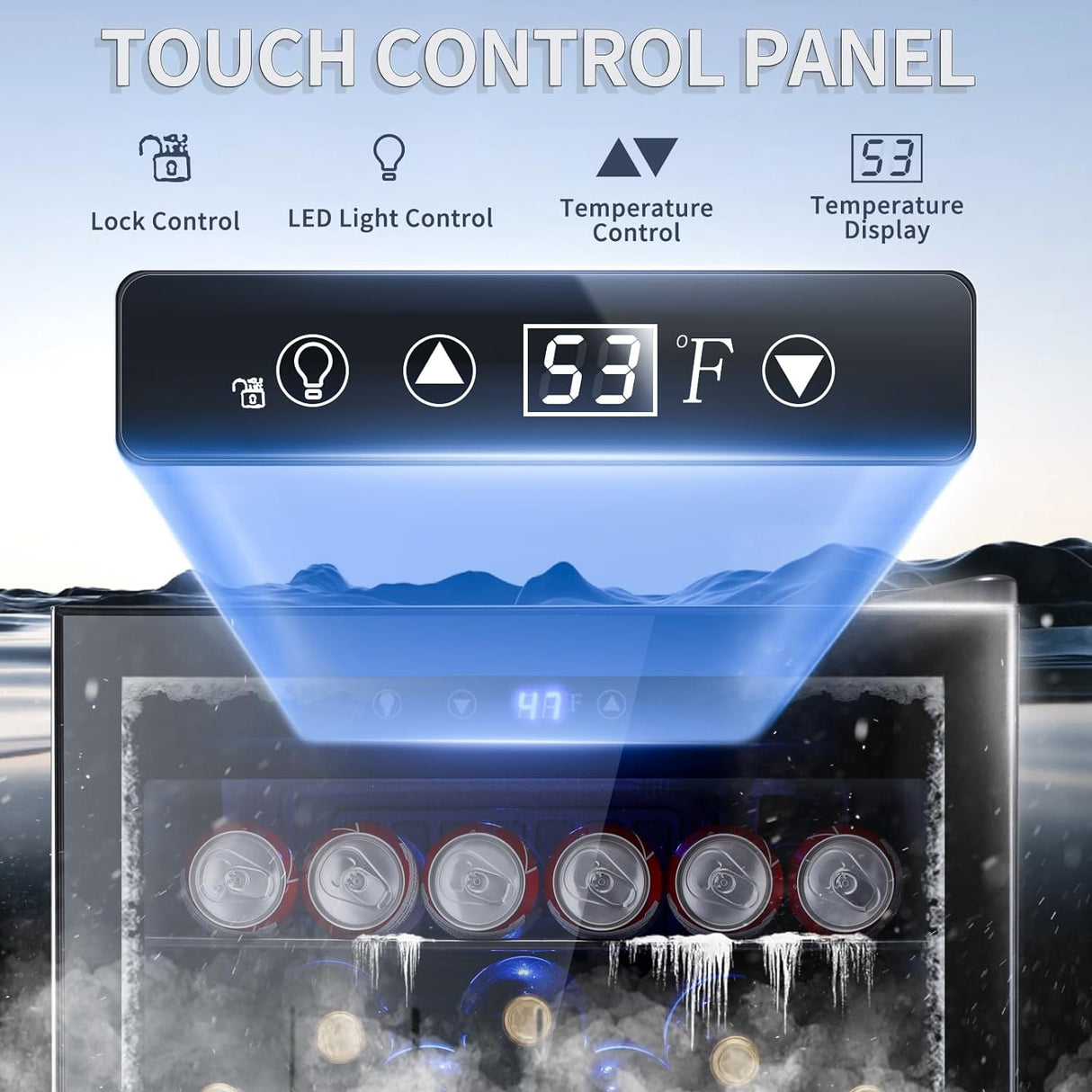 Antarctic Star Mini Beverage Refrigerator 4.4 Cu.Ft - ANTARCTIC - STAR