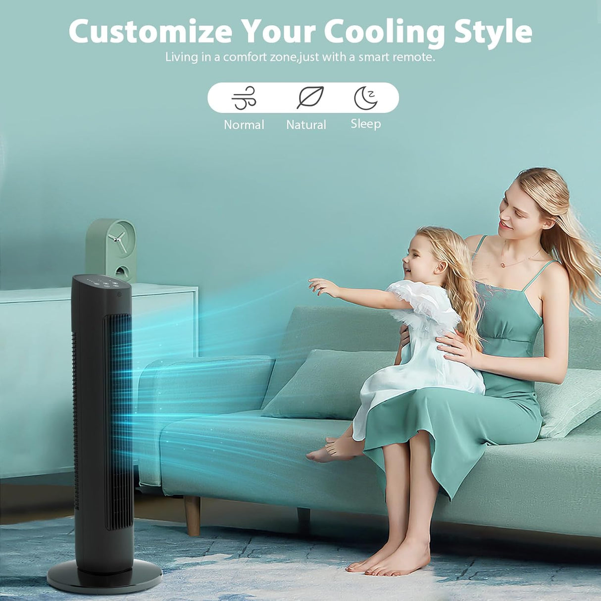 Antarctic Star Tower Fan 360°Oscillating - ANTARCTIC - STAR