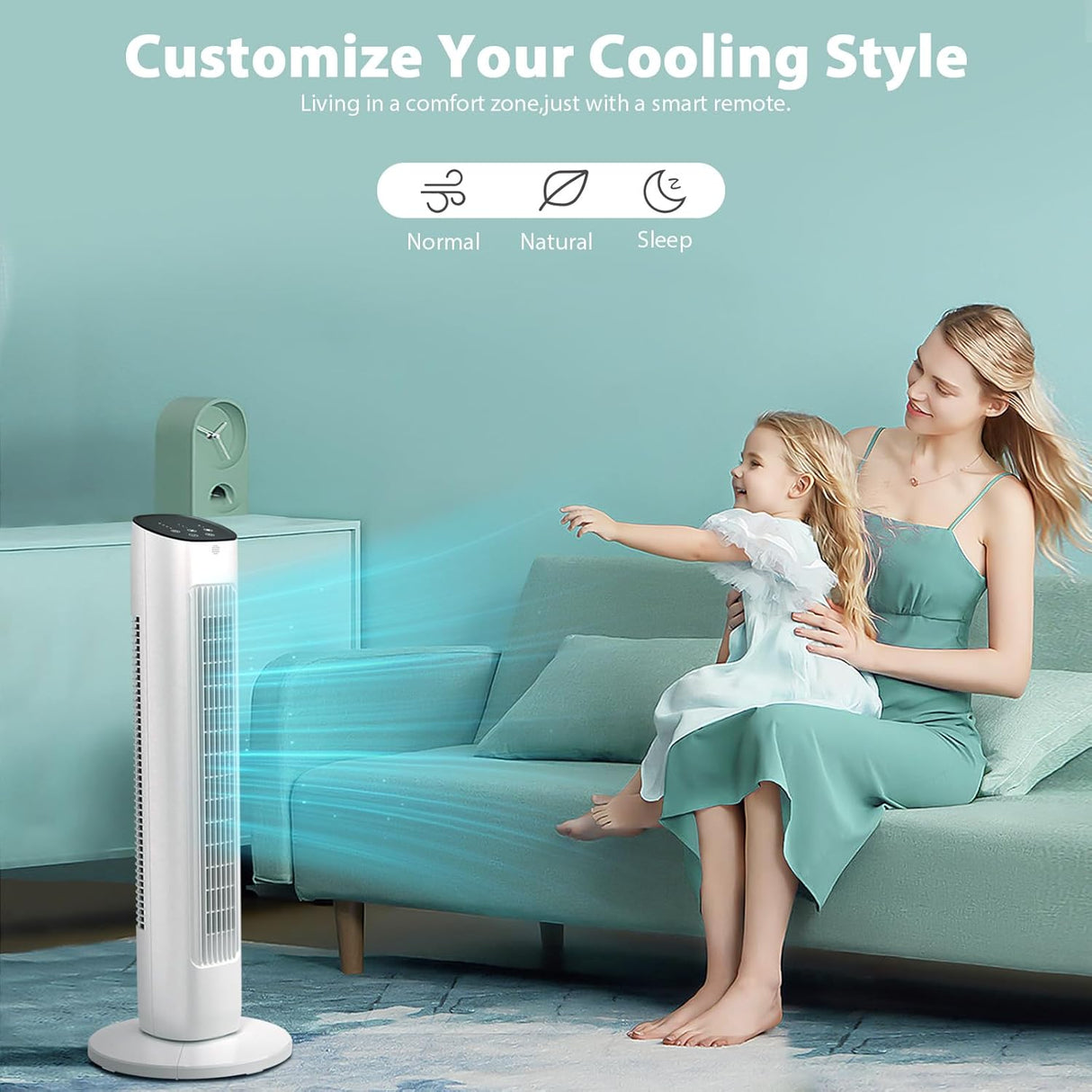 Antarctic Star Tower Fan 360°Oscillating - ANTARCTIC - STAR