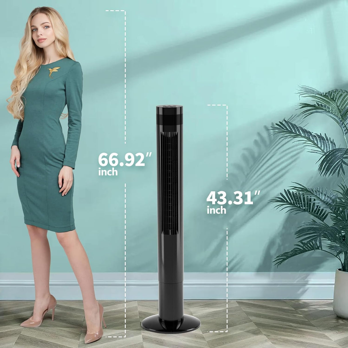 Antarctic Star Tower Fan Portable Electric Oscillating Fan - 43 inch - ANTARCTIC - STAR