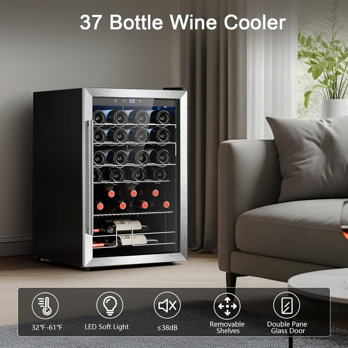 Antarctic Star Wine Cooler Refrigerator 58128RWC1 - ANTARCTIC - STARBeverage Refrigerators