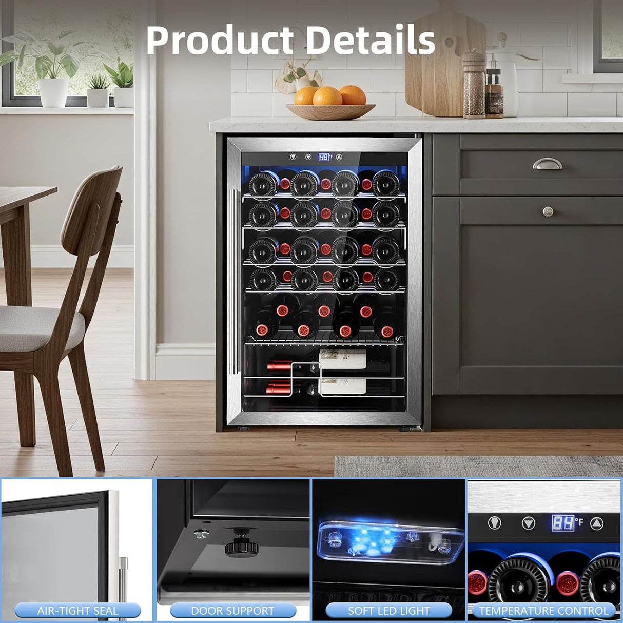 Antarctic Star Wine Cooler Refrigerator 58128RWC1 - ANTARCTIC - STARBeverage Refrigerators