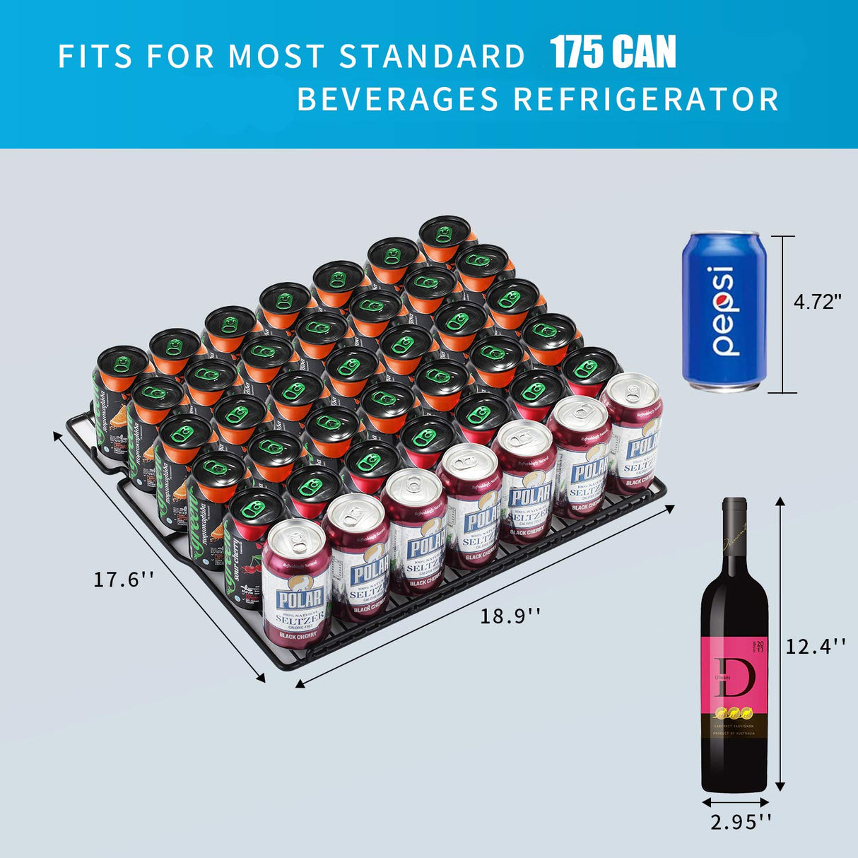 ChillEdge 46_Antarctic Star 24 Inch Beverage Refrigerator Buit-in Wine Cooler Clear Glass Door Digital Memory Temperature