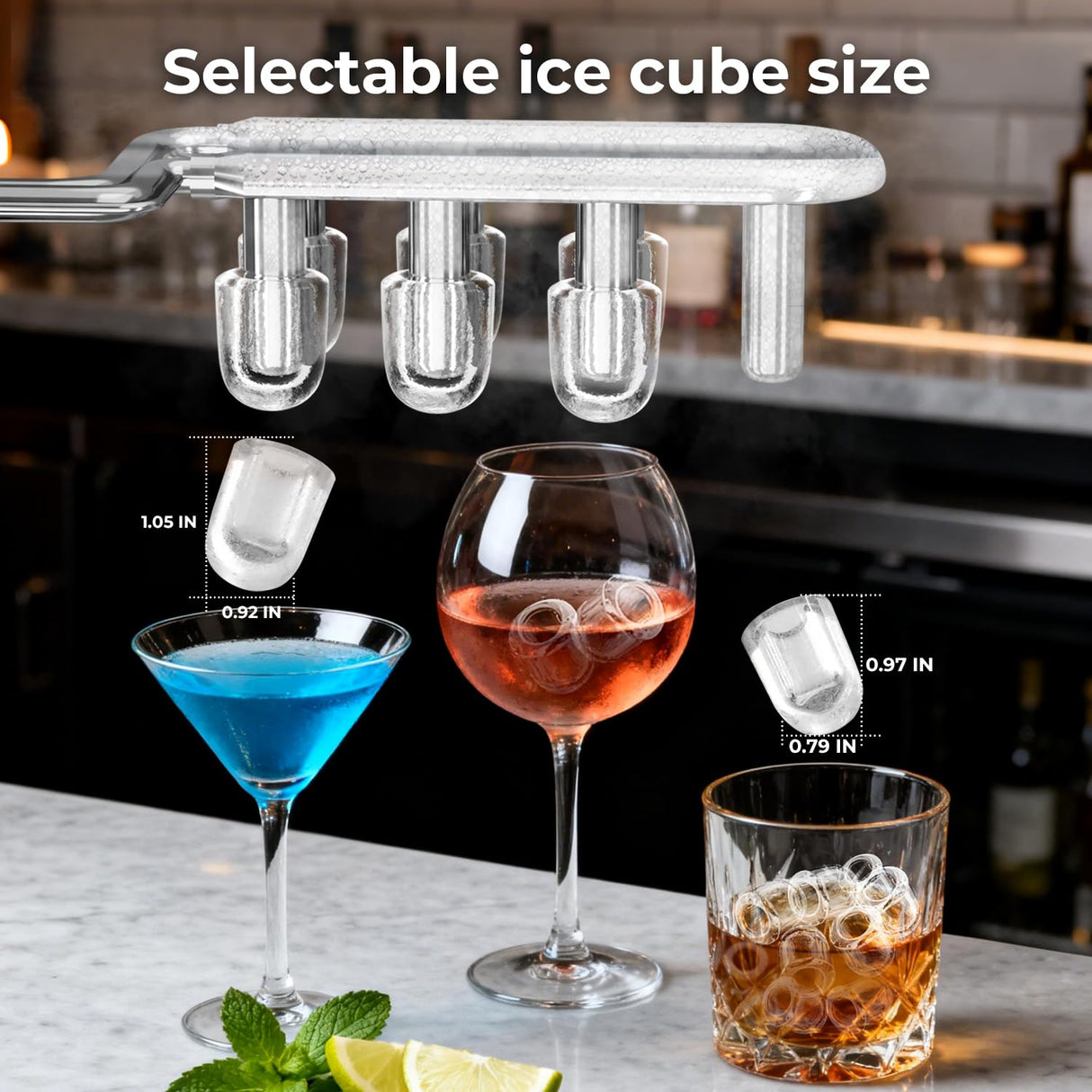 Ice Maker Countertop with 2 Ice Sizes 58212RIM0 - ANTARCTIC - STARice maker