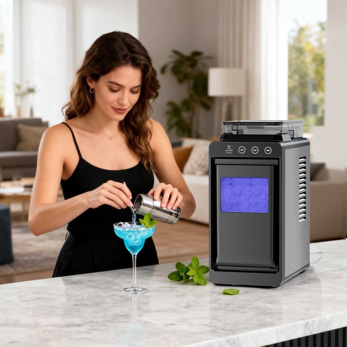 Ice Maker Countertop with 2 Ice Sizes 58212RIM0 - ANTARCTIC - STARice maker