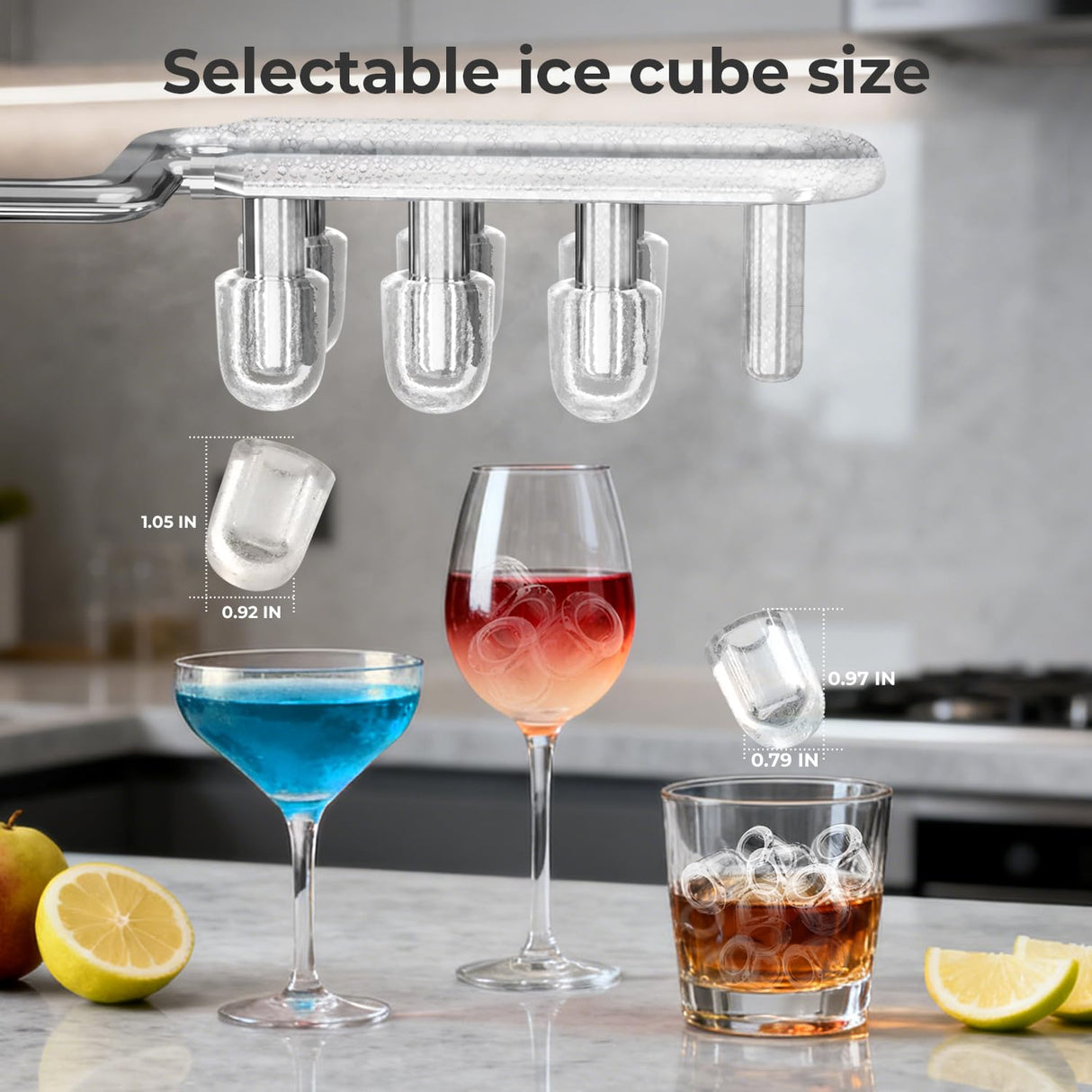 Ice Maker Countertop with 2 Ice Sizes 58212RIM0 - ANTARCTIC - STARice maker