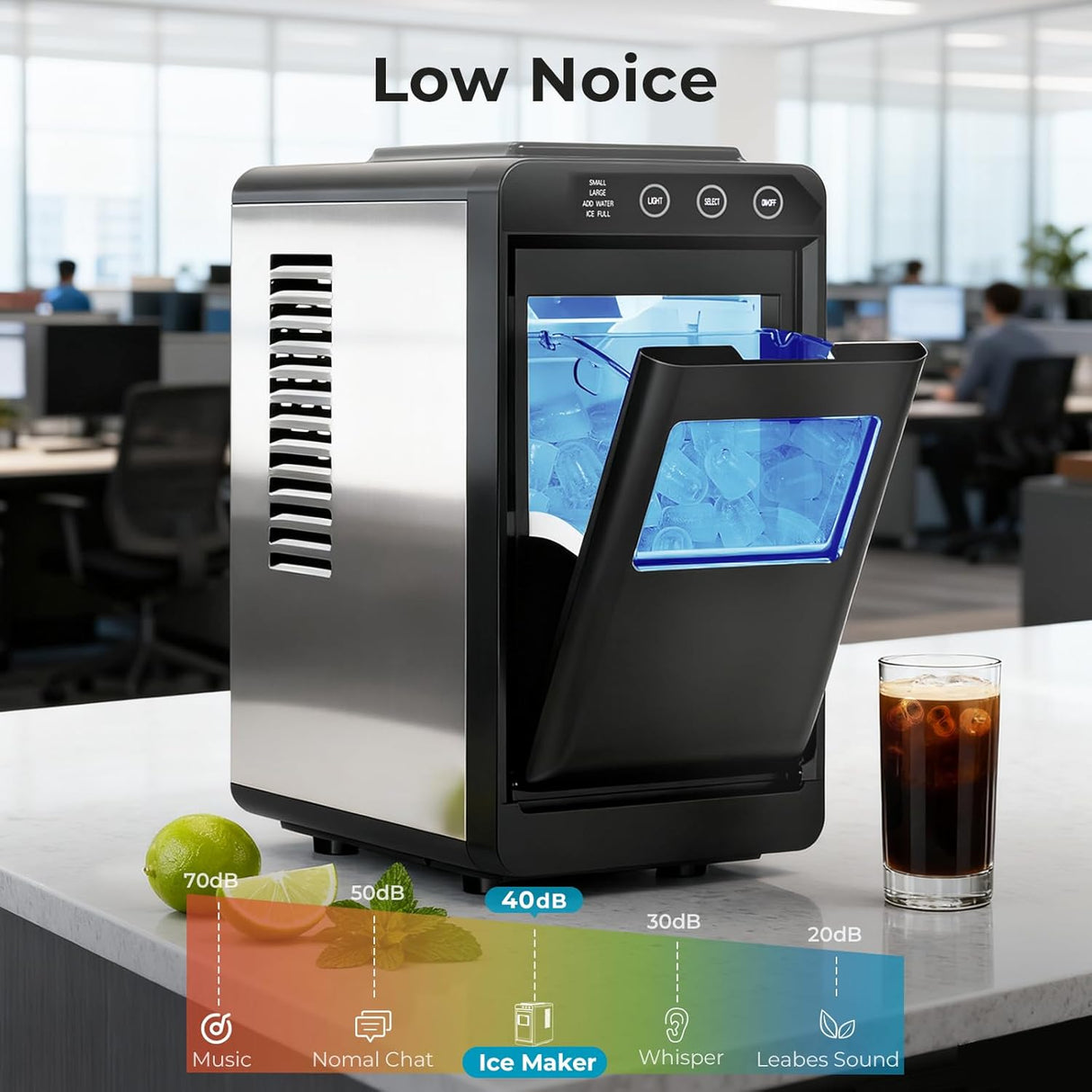 Ice Maker Countertop with 2 Ice Sizes 58212RIM0 - ANTARCTIC - STARice maker