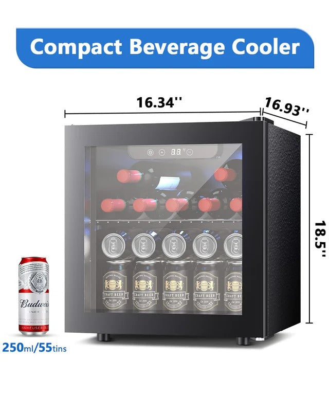 Antarctic Star 12 Bottle/48 Can Beverage Refrigerator Cooler-1.3 cu.ft