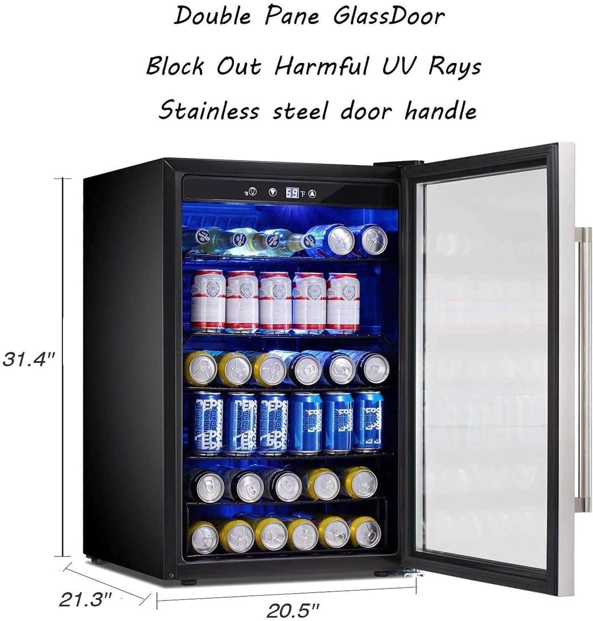 Antarctic Star Wine Cooler/Cabinet Refrigerator Fridge