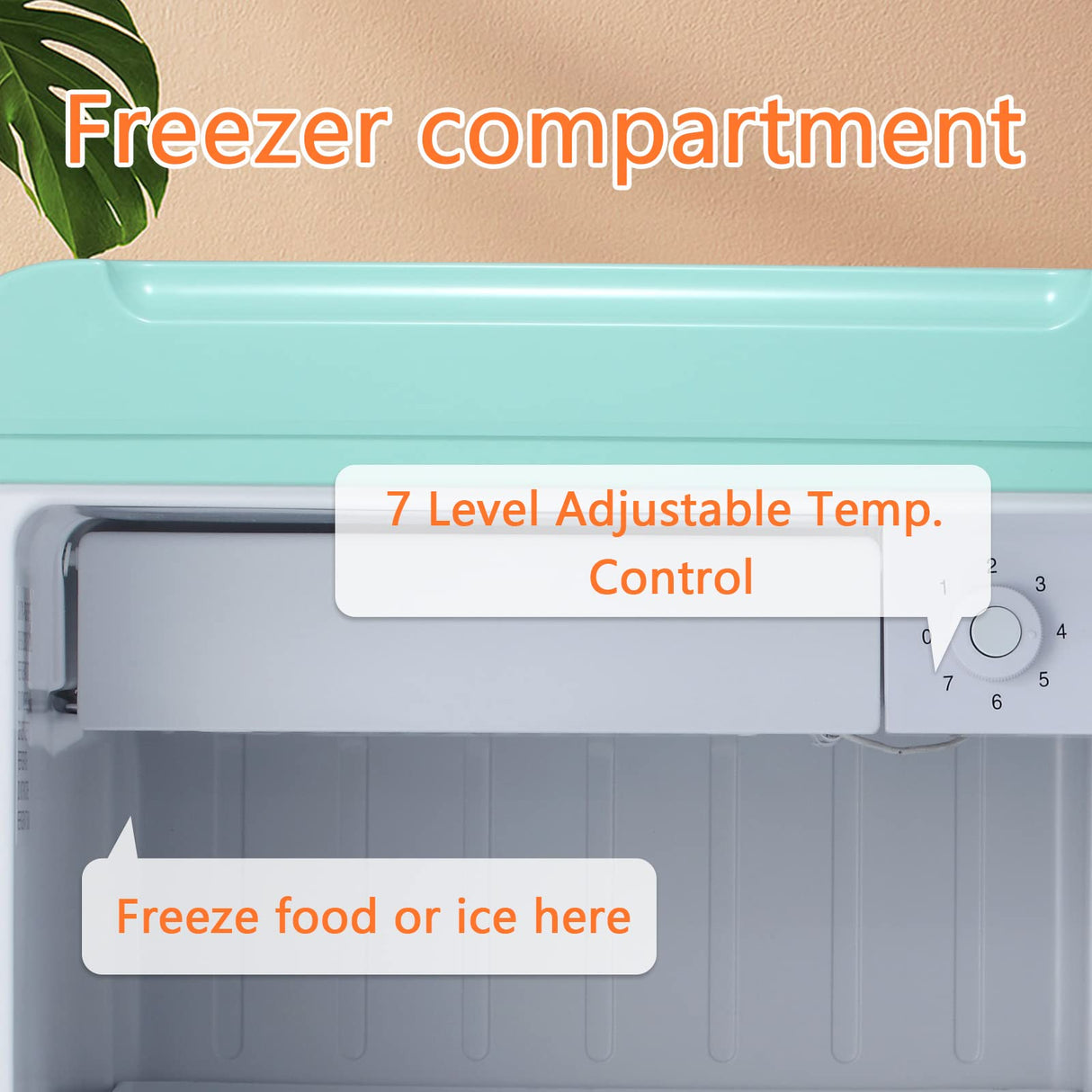 Antarctic Star Compact Refrigerator Mini Fridge for Beverage