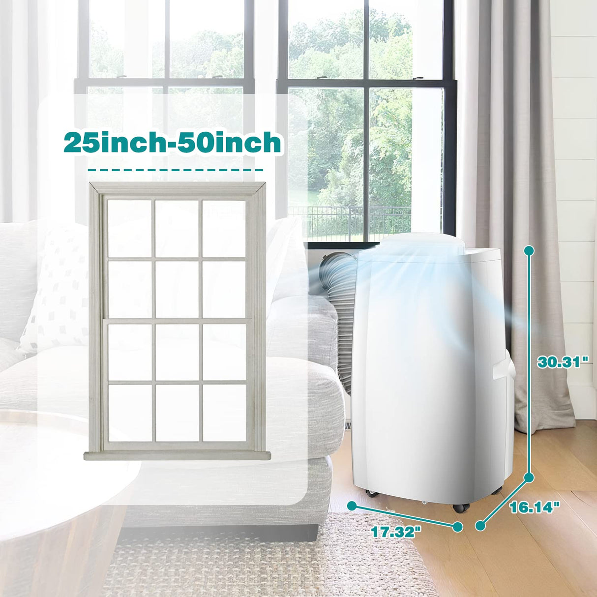 Antarctic-Star Portable Air Conditioner 13,500 BTU