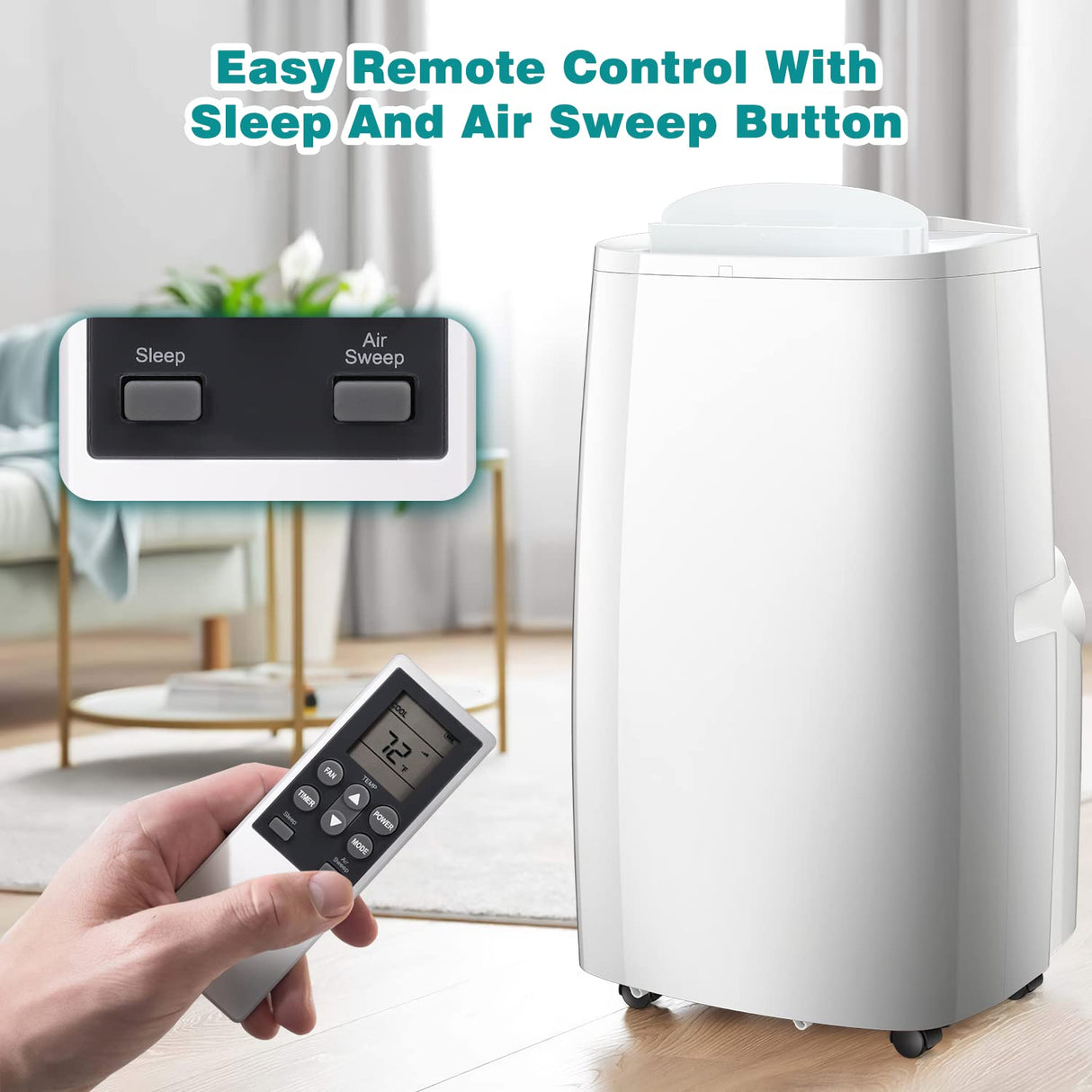 Antarctic-Star Portable Air Conditioner 13,500 BTU