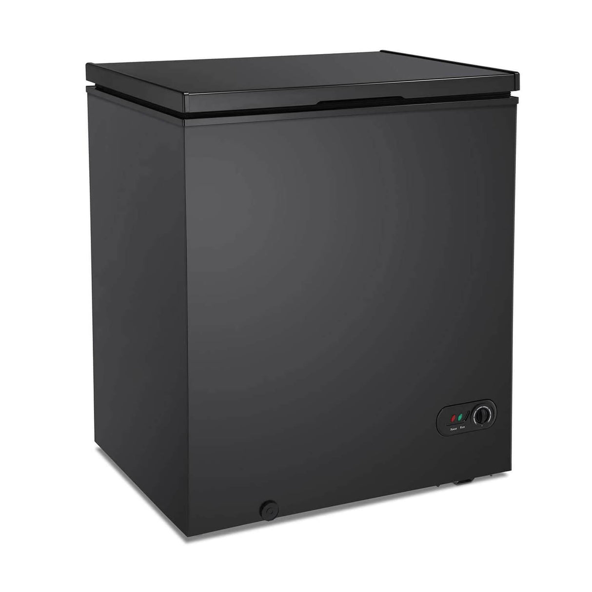 Antarctic Star 3.5 Cu.ft Chest FreezerWith Removable Basket Free Standing Top open Door black