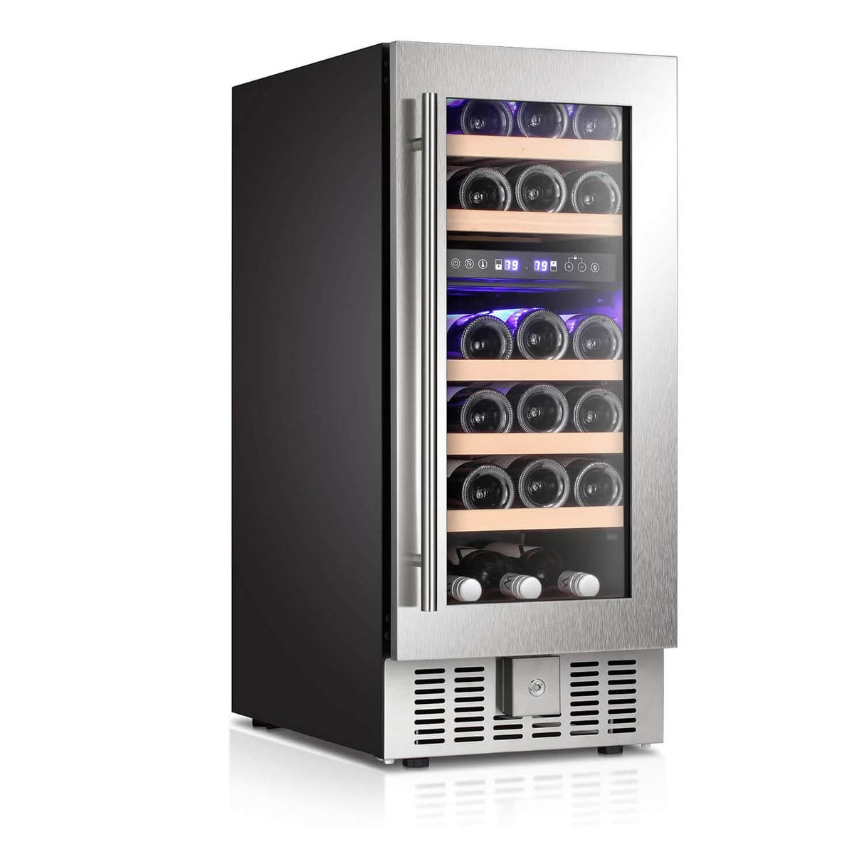 ChillEdge 28_Antarctic Star 15" Wine Cooler Beverage Refrigerator Digital Temperature