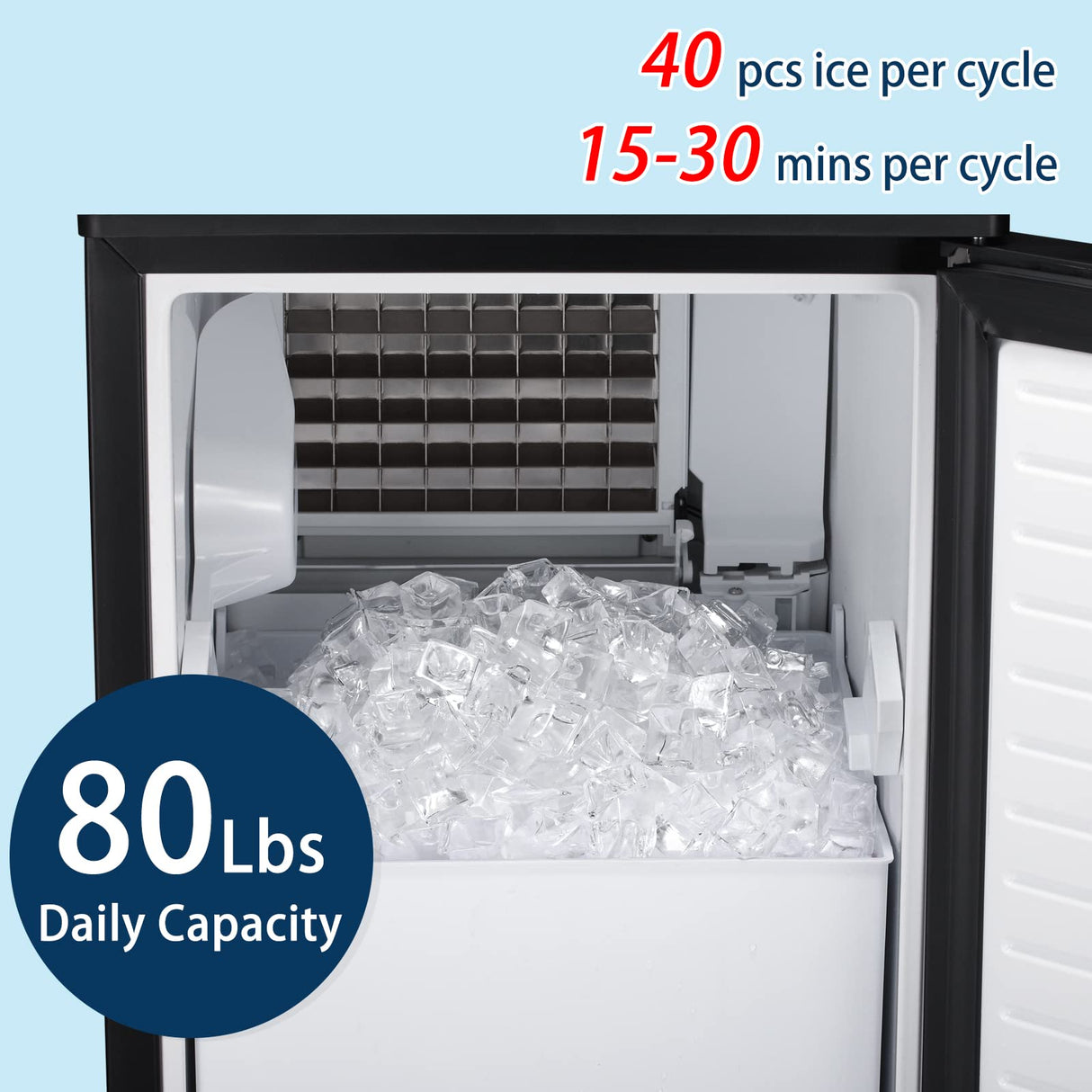 Antarctic - Star Commercial Ice Maker, Free Standing and Built In Ice Maker - ANTARCTIC - STAR