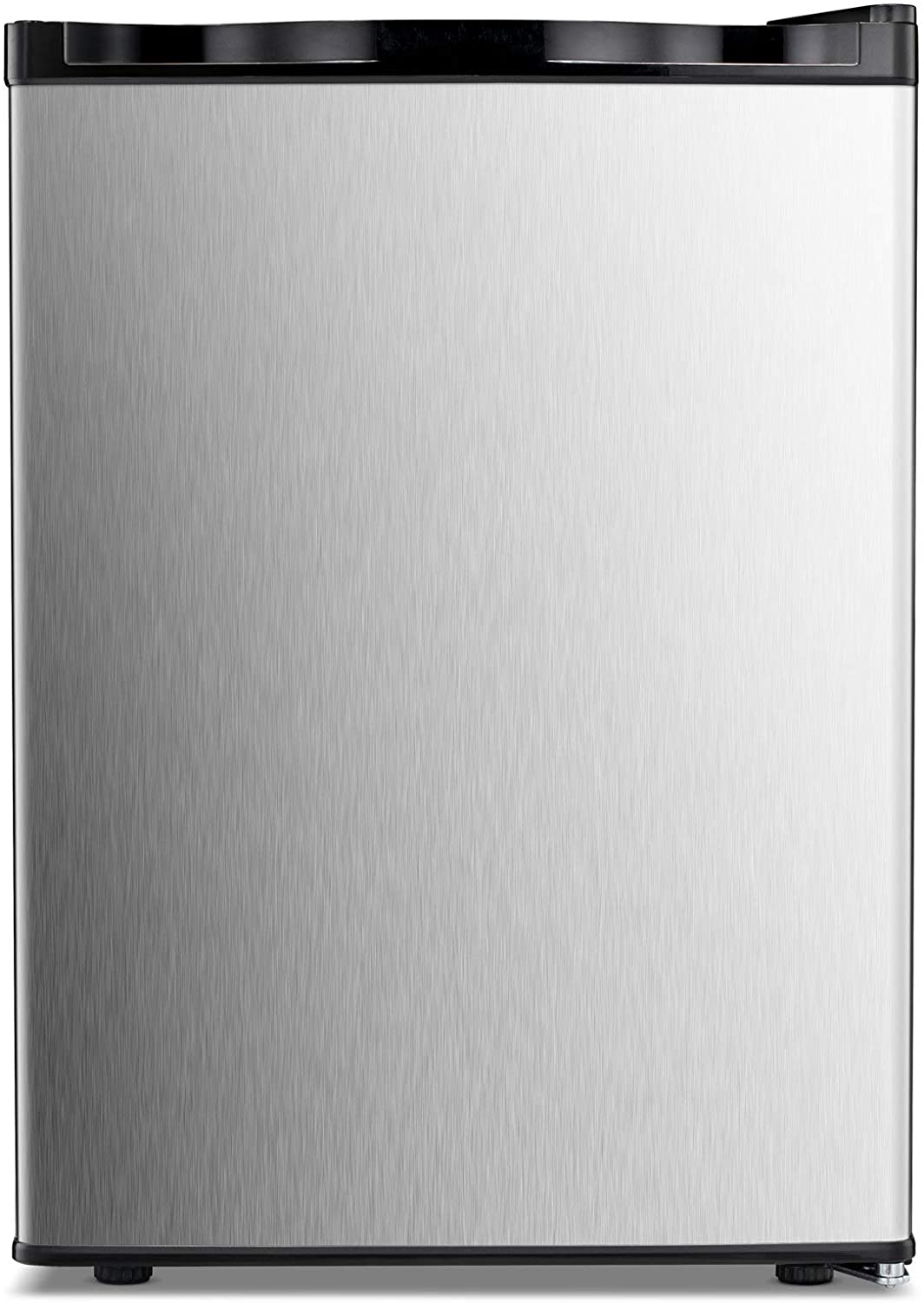 Antarctic Star Compact Chest Upright Freezer Single Door Reversible Stainless Steel Door - ANTARCTIC-STAR