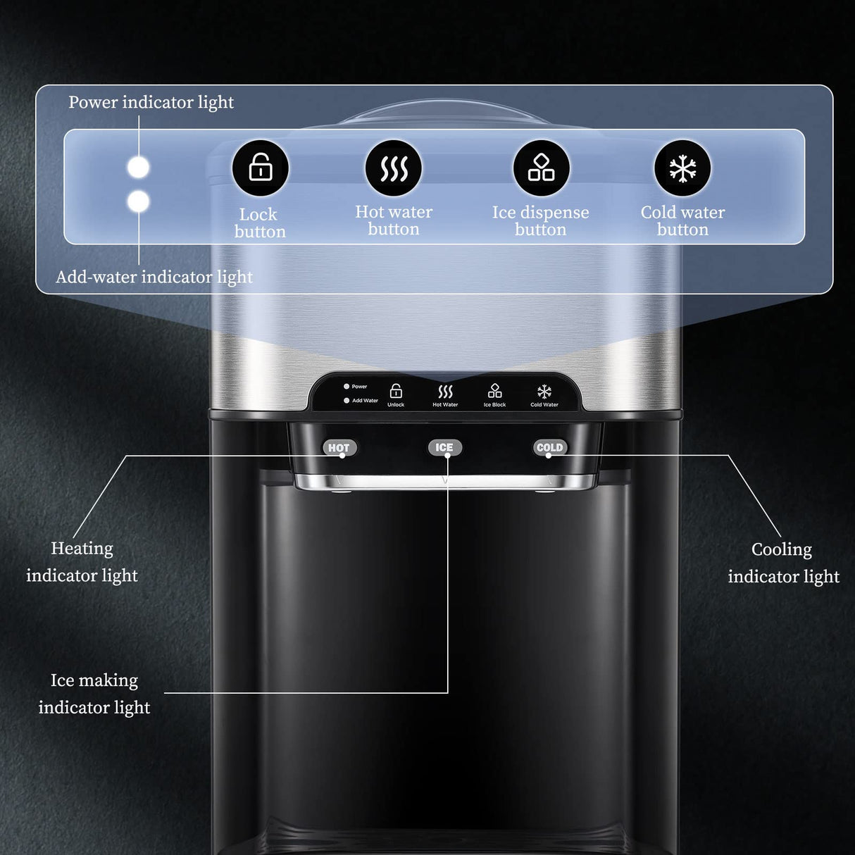 Antarctic-star Top Loading Water Cooler Dispenser
