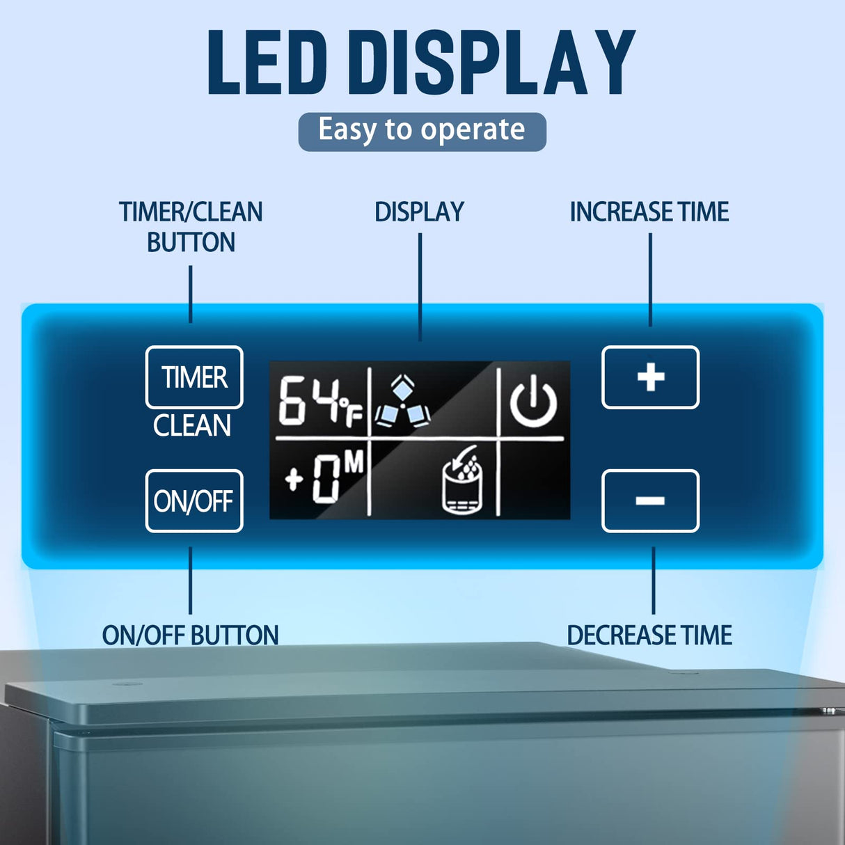 Antarctic-Star Commercial Ice Maker, Free Standing and Built In Ice Maker