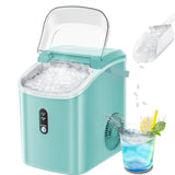 Nugget Countertop Ice Maker with Soft Chewable Ice, 34Lbs/24H, Pebble Portable Ice Machine with Ice Scoop, Self-Cleaning