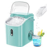 Nugget Countertop Ice Maker with Soft Chewable Ice, 34Lbs/24H, Pebble Portable Ice Machine with Ice Scoop, Self-Cleaning