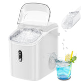 Nugget Countertop Ice Maker with Soft Chewable Ice, 34Lbs/24H, Pebble Portable Ice Machine with Ice Scoop, Self-Cleaning