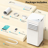 10000 BTU Portable Air Conditioners for Rooms up to 550 Sq Ft, 4 Modes Portable AC Unit with Cool/Fan/Dehumidifier/Sleep AC4216L - ANTARCTIC - STARAir Conditioner