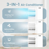 10,000 BTU Portable Air Conditioners with Remote, 4 Modes with Fast Cooling, Sleep Mode, 24H Timer - ANTARCTIC - STARAir Conditioner