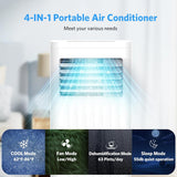 10000 BTUs Portable Air Conditioners with cooling/dehumidification/fan/sleep mode - ANTARCTIC - STARAir Conditioner