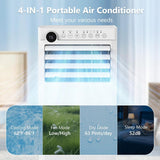 10000BTUs Portable Air Conditioner for Bedroom with Drainage - free Cooling - ANTARCTIC - STARAir Conditioner