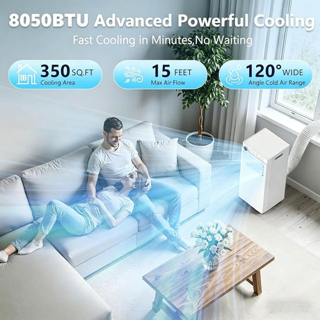10000BTUs Portable Air Conditioner for Bedroom with Drainage - free Cooling - ANTARCTIC - STARAir Conditioner