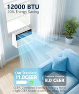 12000 BTU U Shaped Window Air Conditioner A5408W - ANTARCTIC - STARAir Conditioner